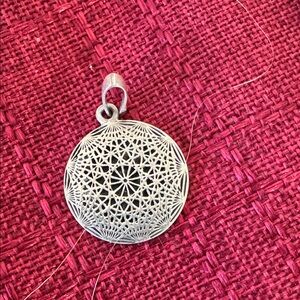 Elegant Silver Filigree Pendant